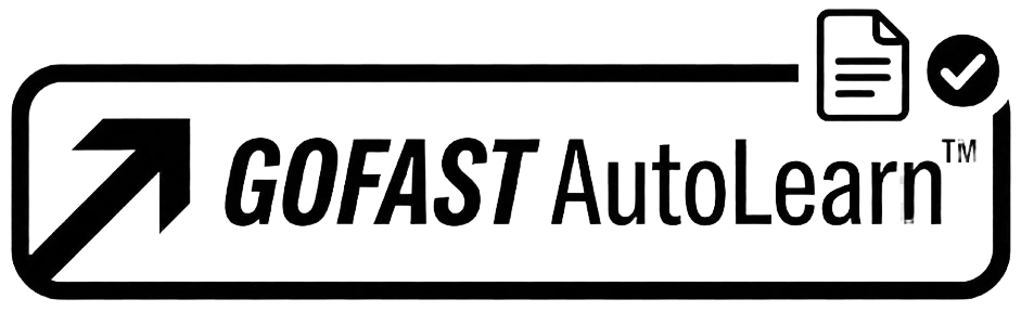 GoFast AutoLearn™ badge — learn how it works